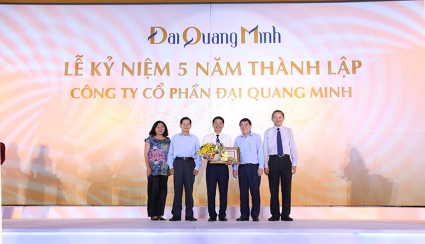 Speech at the "5th Anniversary Ceremony of Dai Quang Minh Corporation" by General Director Tran Ba Duong